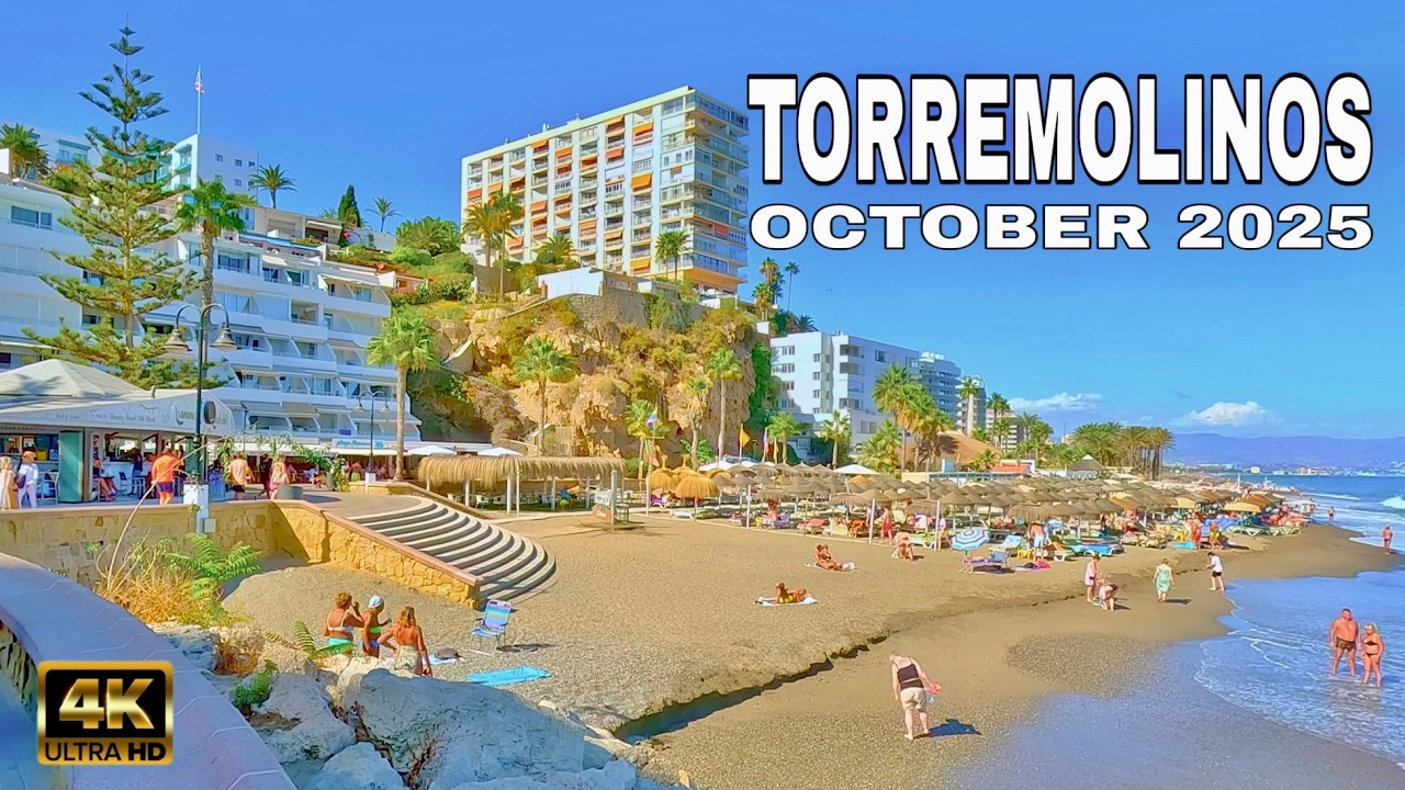 Torremolinos, Málaga, Spain – Winter Paradise Promenade & Town | Costa del Sol [4K]