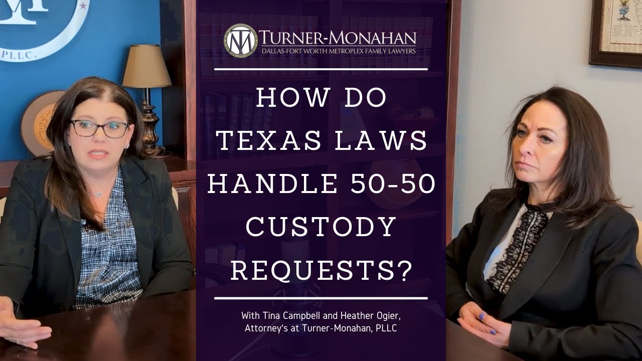 How Do Texas Laws Handle 50/50 Custody Requests?
