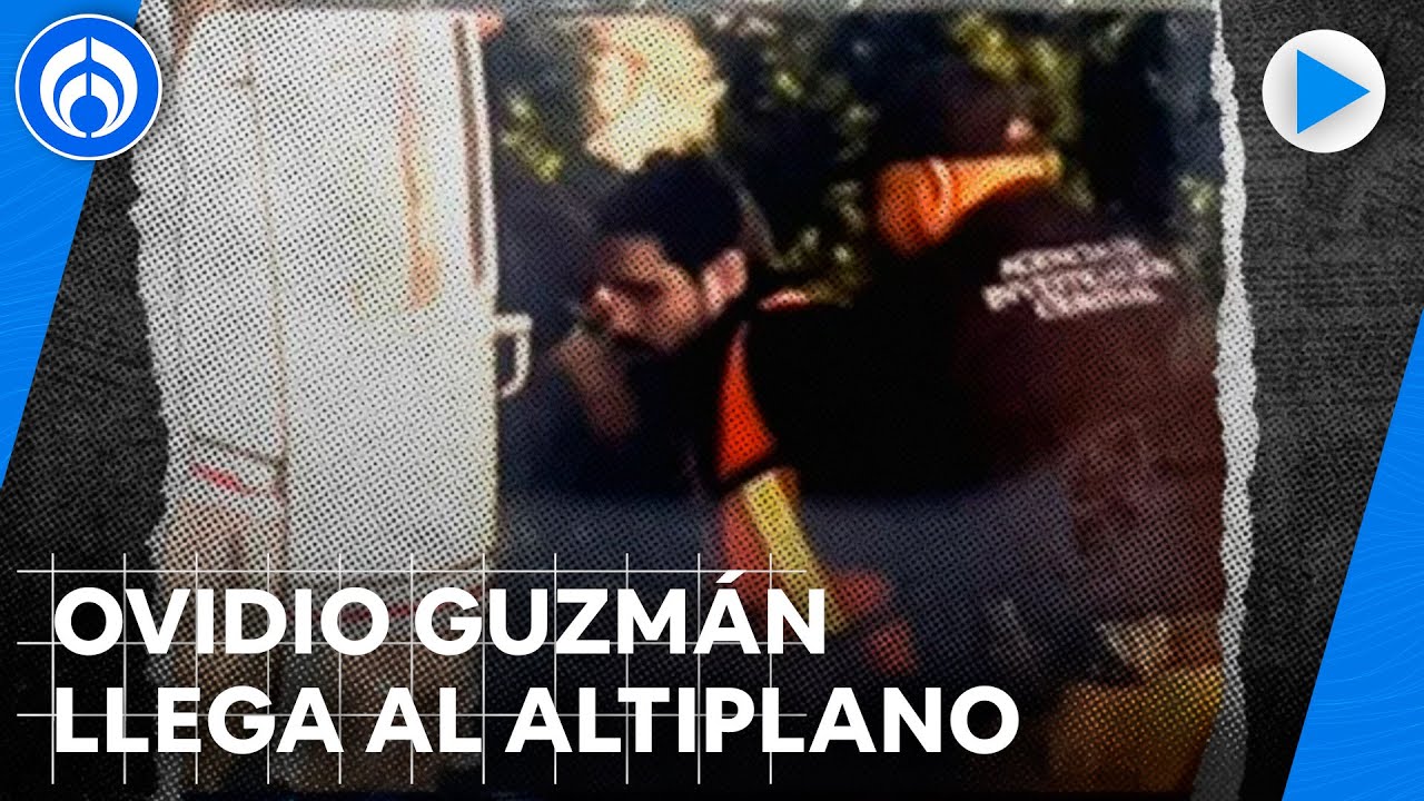 Ovidio Guzmán llegó al Penal del Altiplano, el mismo en el que estuvo su padre 'El Chapo' Guzmán