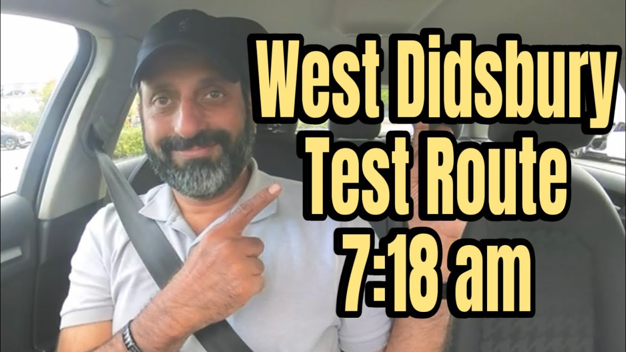 New West Didsbury 7:18 am Route | West Didsbury Mock Test | Advanced Driving Tuition