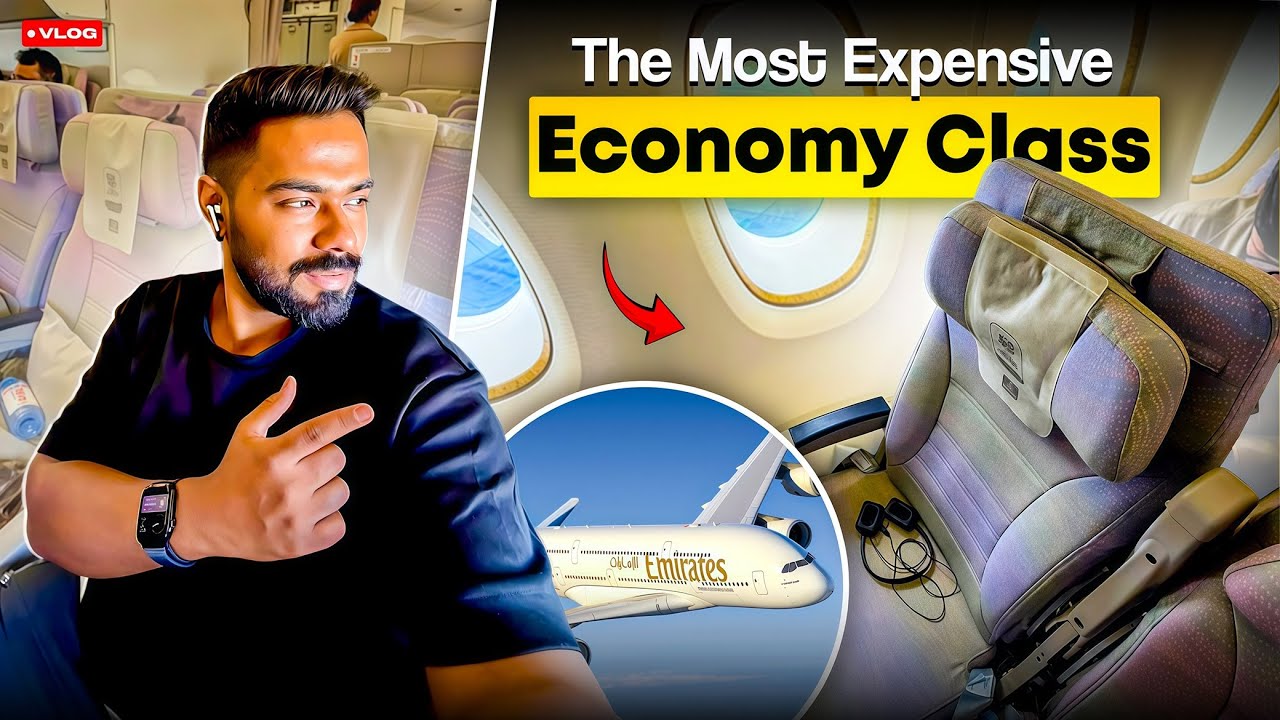 Inside Emirates Longest A380 Flight | 19 Hours in Economy class to New York 🇺🇸🗽