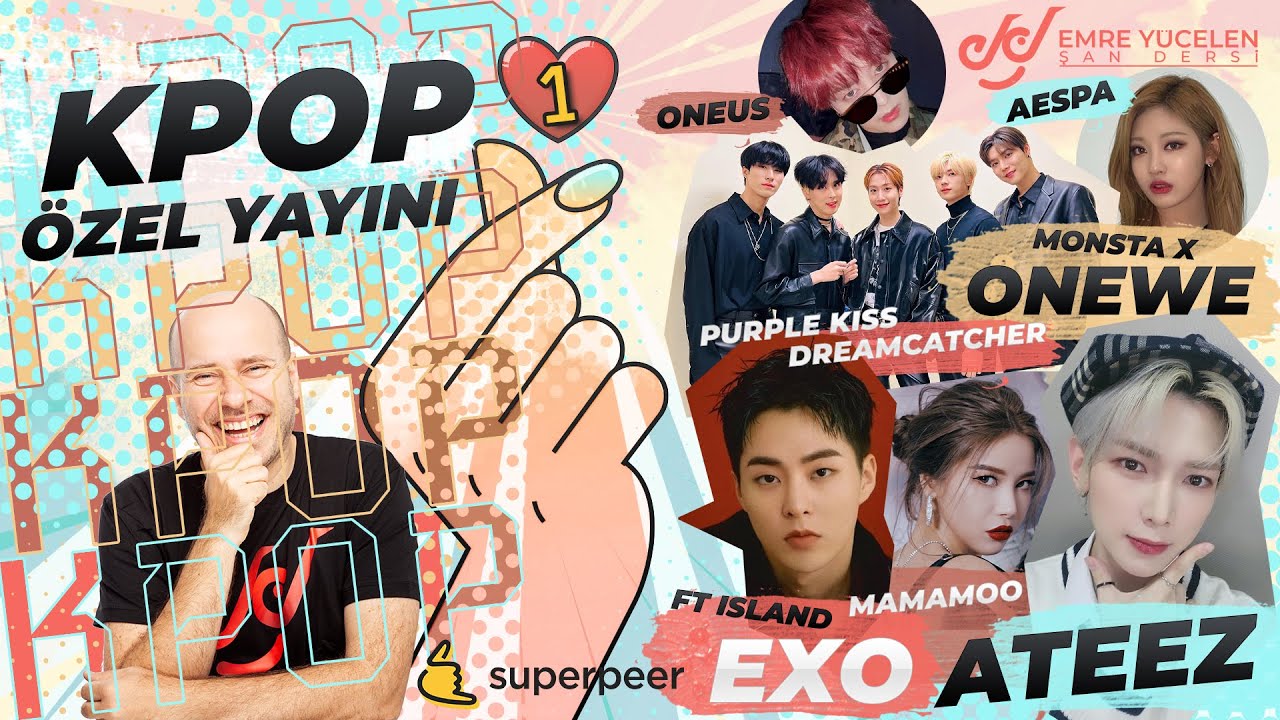KPOP ÖZEL 1 ! Exo, Mamamoo, Aespa, Purple Kiss, Ateez, Monsta X, Ft İsland, Onewe, Dreamcatcher