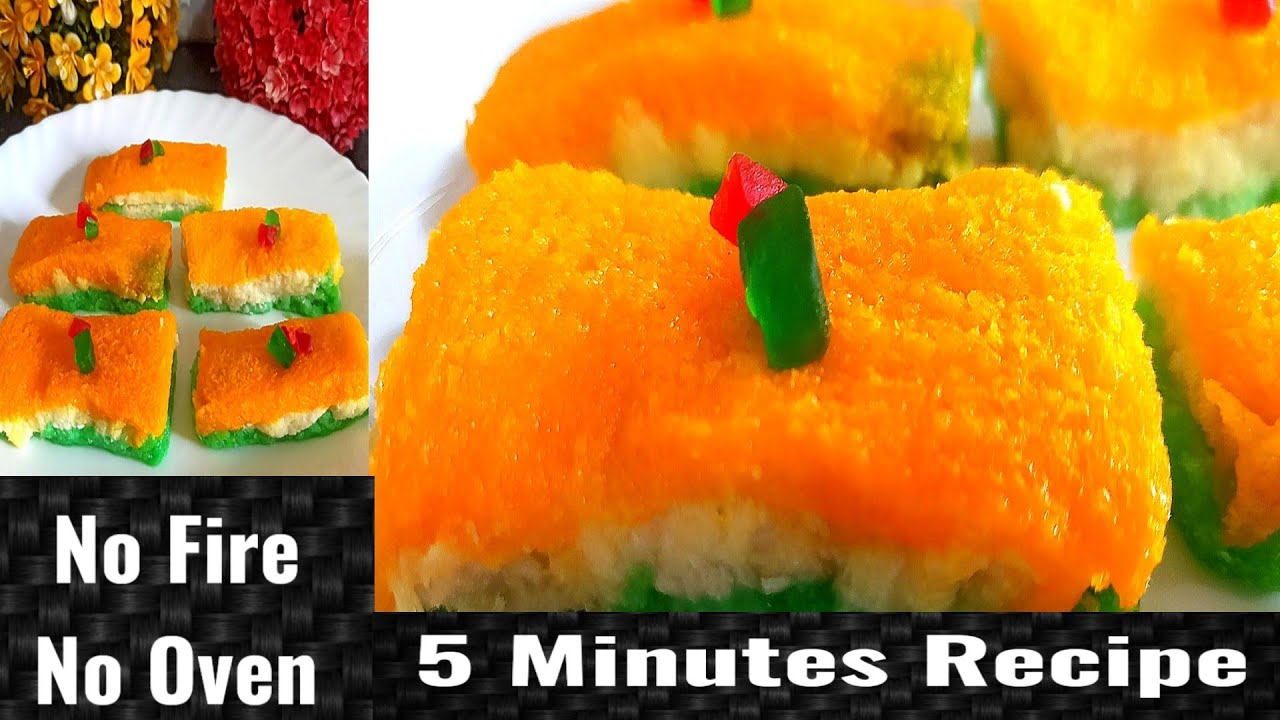 Easy TriColour Food Recipes | 5 Min Cooking | School Competition No Fire Recipe | Har ghar Tiranga