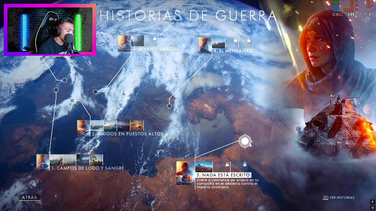 BATTLEFIELD 1 CAMPAÑA EN VIVO EPISODIO 3