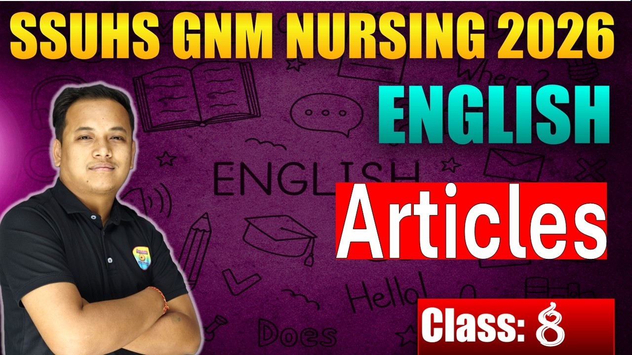 SSUHS GNM Nursing Entrance exam 2026 | GNM Nursing Articles by Joydeep Sir