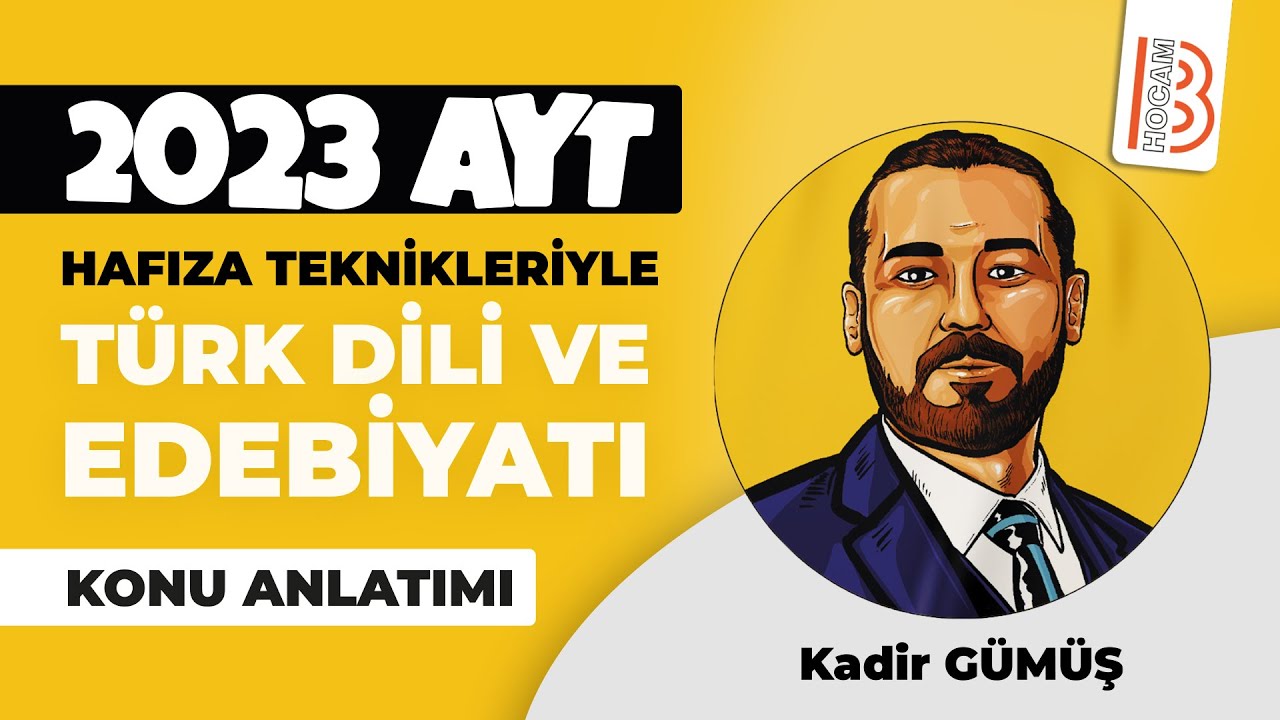 27) 2023 Hafıza Teknikleriyle AYT T&uuml;rk Dili - ​Milli Edebiyat D&ouml;nemi Hikaye ve Roman 1 - Kadir G&Uuml;M&Uuml;Ş