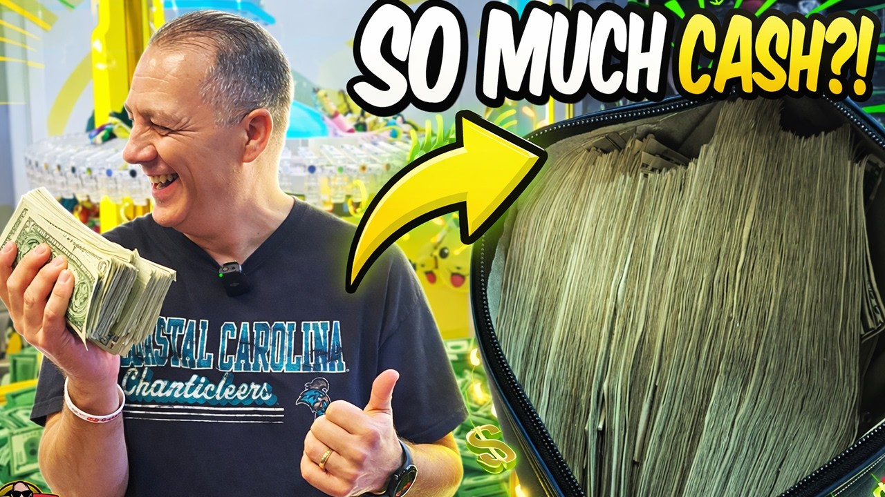 💰 We Emptied Our Claw Machines… The CASH Inside Was INSANE! 😱🕹️