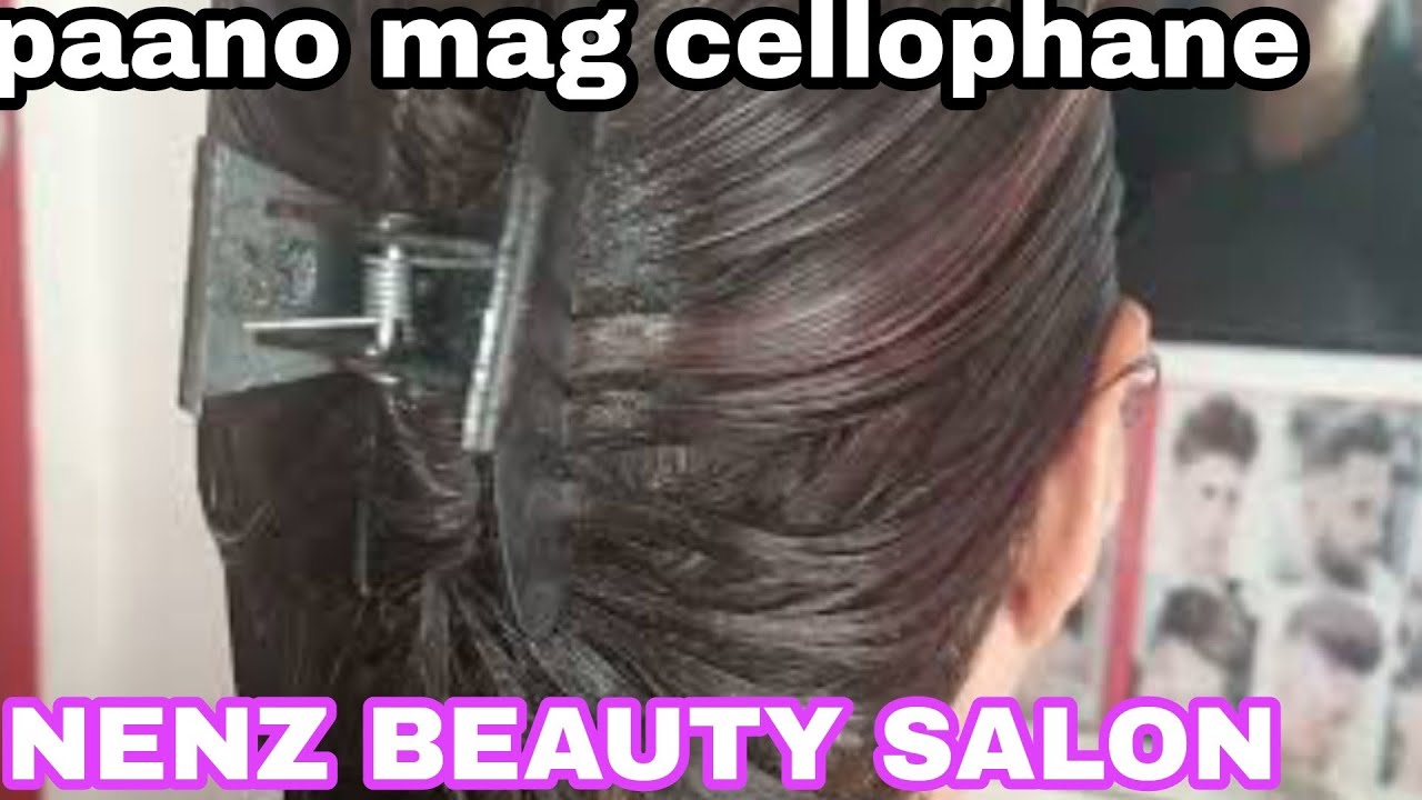 paano mag hair cellophane |NENZ BEAUTY SALON VLOG