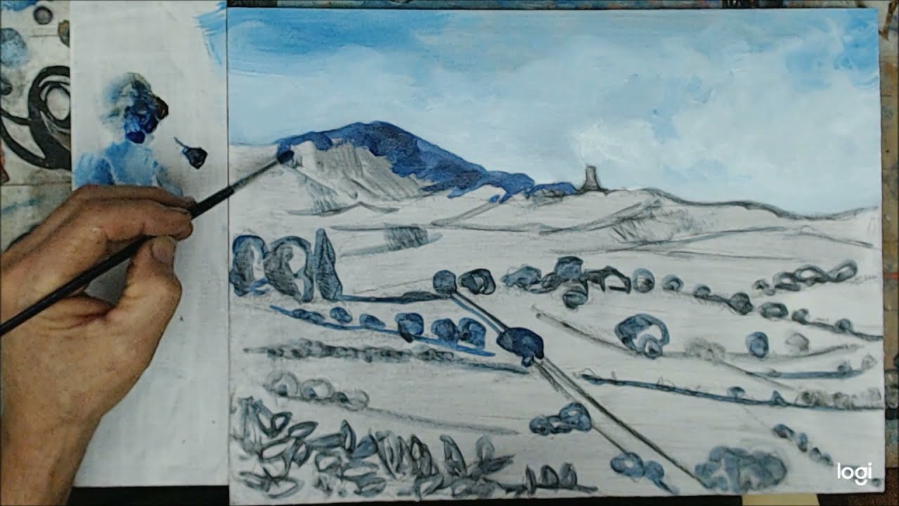 Dipingere ad olio un paesaggio, la pratica  facile.