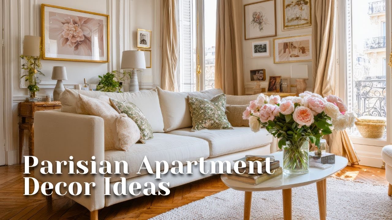 Parisian Apartment Decor Ideas That Make Small Spaces Feel Luxurious and Airy