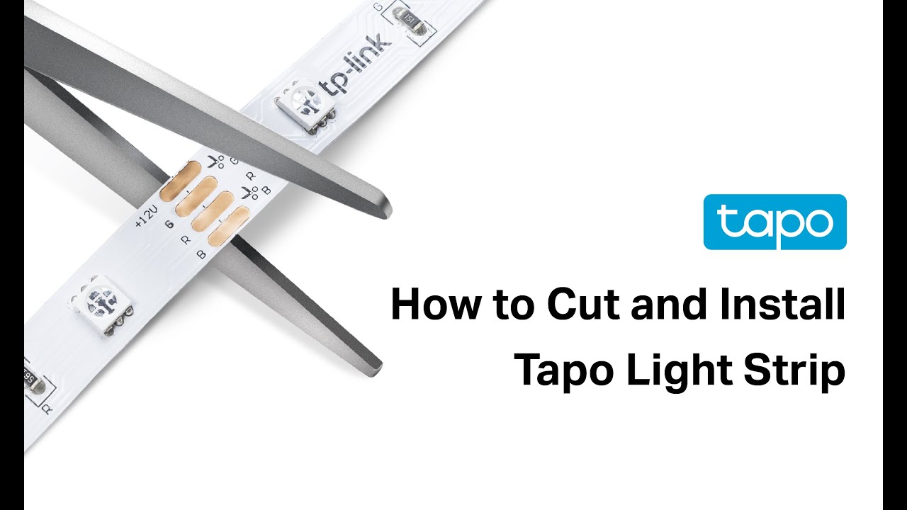 How to Cut and Install Your Tapo Smart Wi-Fi Light Strip