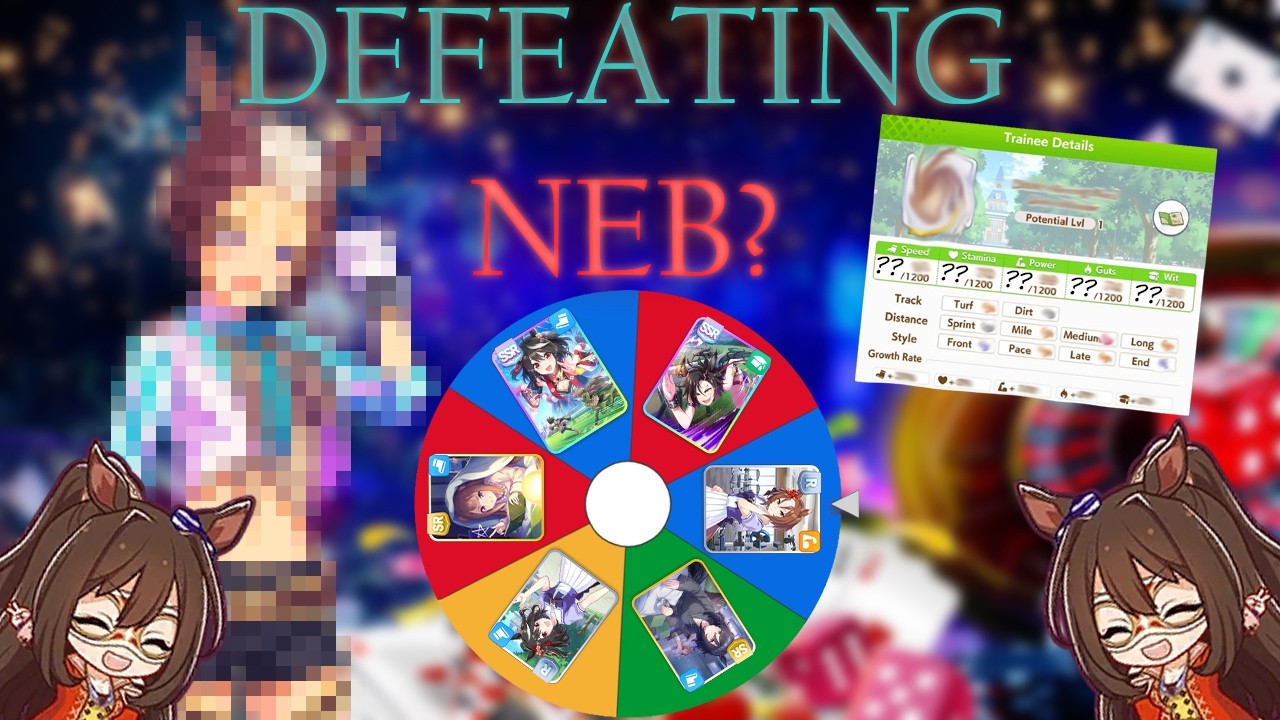Using The WHEEL OF CARDS To Take On The BEST Uma Trainer...