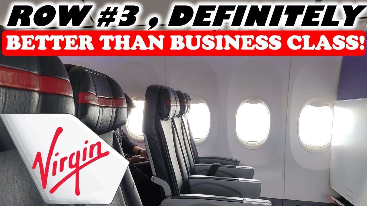 Virgin Australia | Perth - Adelaide | Economy X... Row #3 is better than Business Class?!