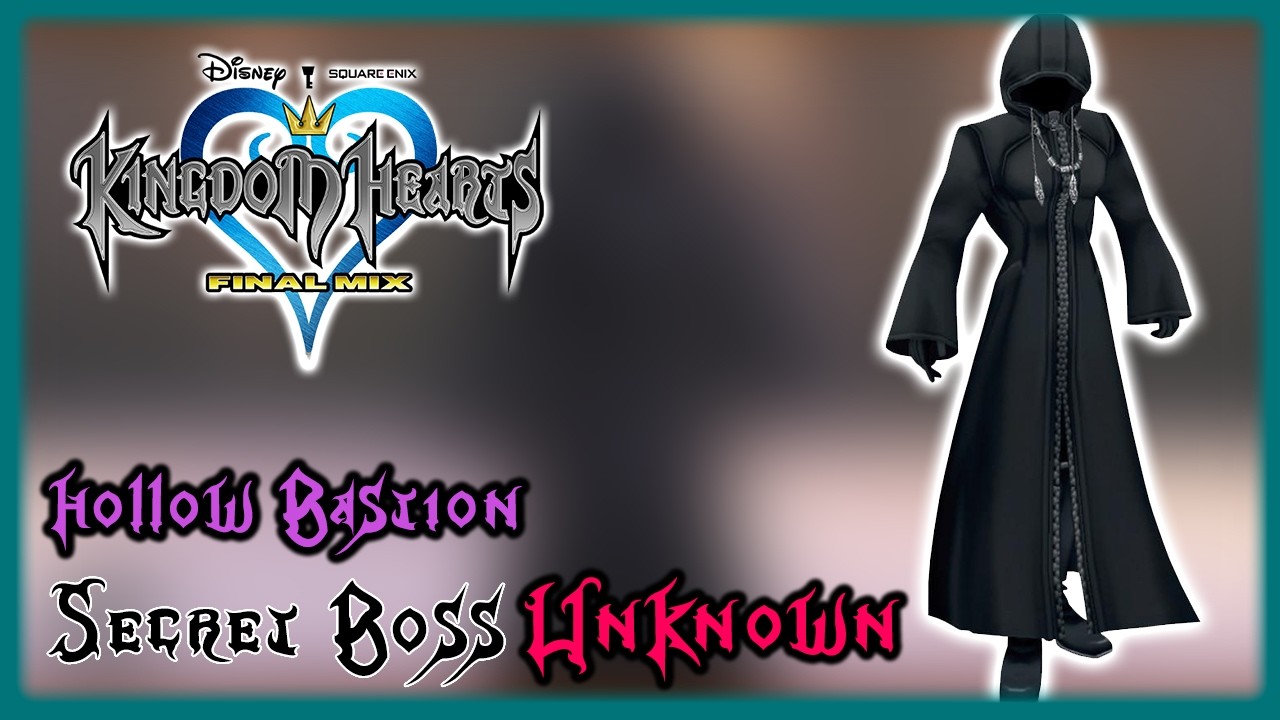 KH1FM - Secret Boss: Unknown (Level 100 + Ultima Weapon)