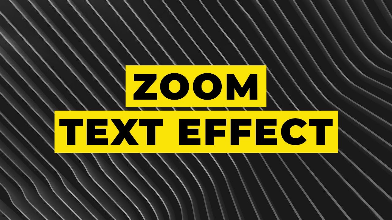 VSDC Tutorial: Zoom Text Effect
