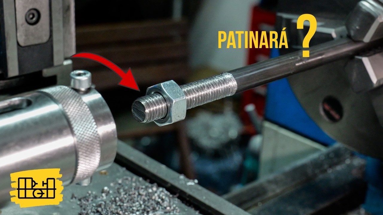 ¿Podrá el torno ROSCAR esta varilla de 12mm? 🤔 ¡Probando la DOBLE POLEA!