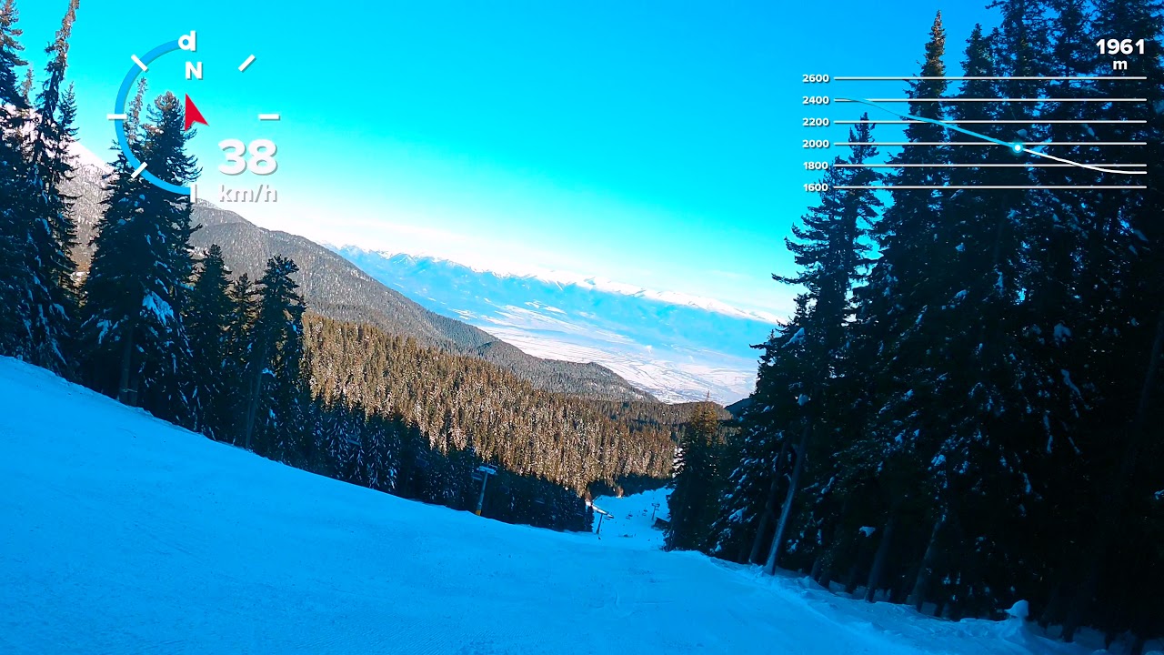 Bansko, Banderitsa 1, then Todorka. Sunny Day with wafles.