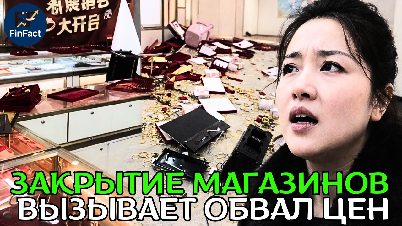 Тысячи ювелирных магазинов закрываются за ночь на фоне массовых распродаж в Китае