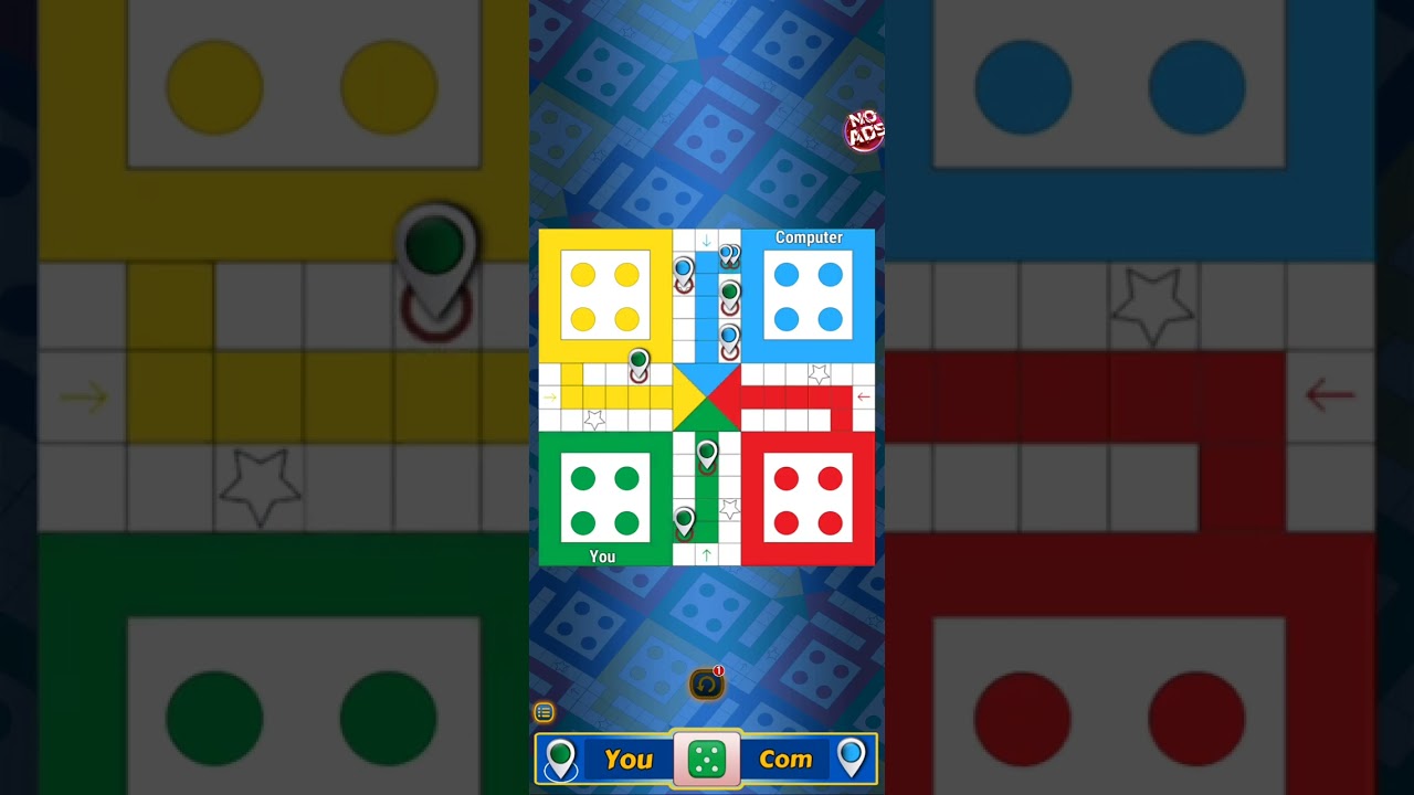 Ludo king 💥game (play 216)Me vs computer 🎲Ludo king game player vs computer 🎲#ludoking 