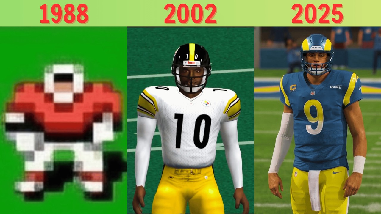 Evolution of Madden NFL Games (1988&ndash;2025)