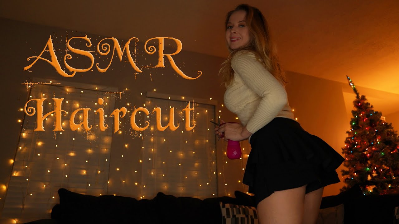 ASMR стрижка перед Рождеством 🎄
