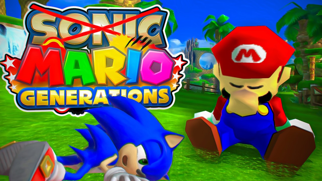 Сможете ли вы пройти Sonic Generations, играя за Марио?