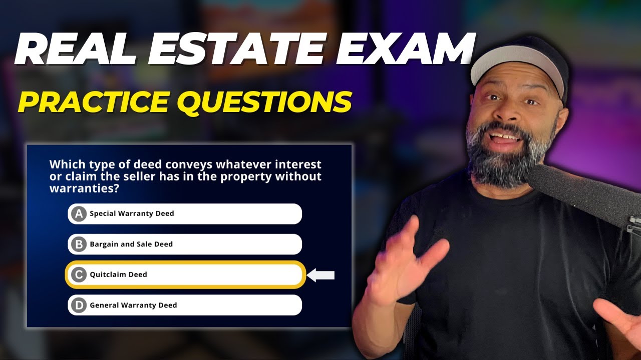 20 Real Estate Questions To Prepare You For The Exam!