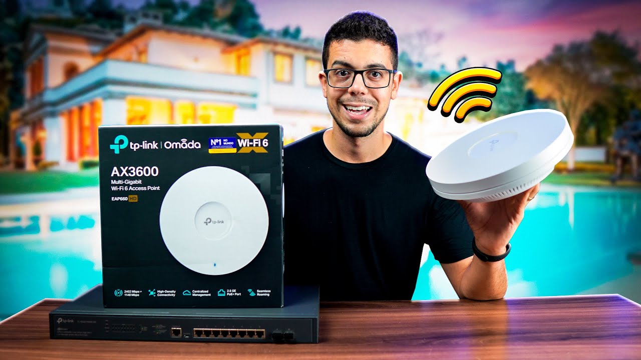 TP-LINK OMADA: Rede Wi-Fi de ALTO DESEMPENHO para MANSÕES!