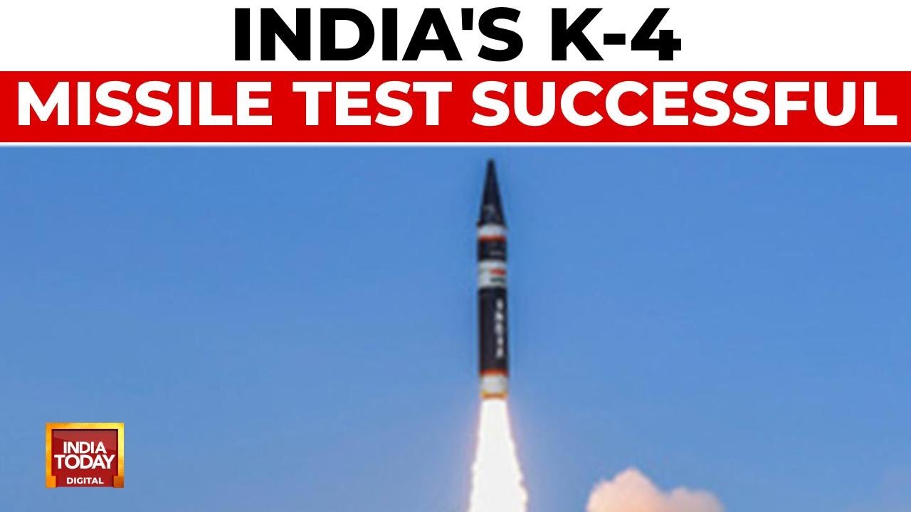 India Successfully Tests Nuclear Capable K-4 Ballistic Missile | India Today