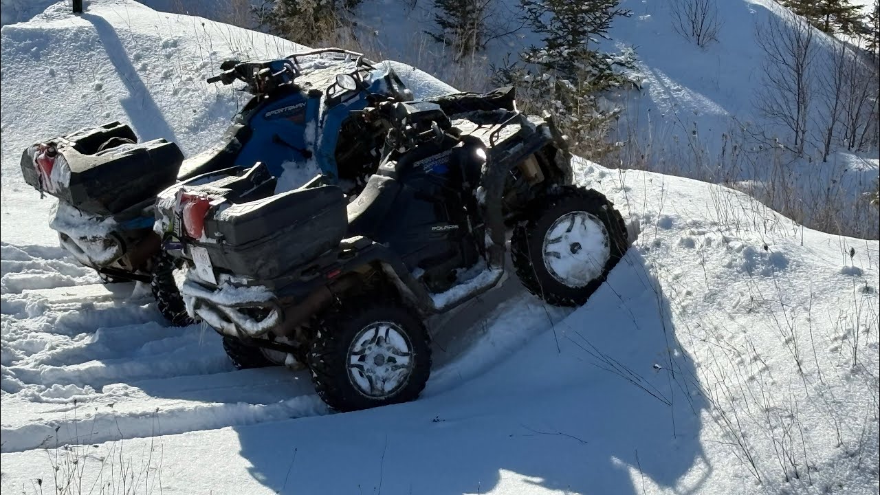 Another ATV trip to McClellans mountain on the Polaris sportsman 570 trail