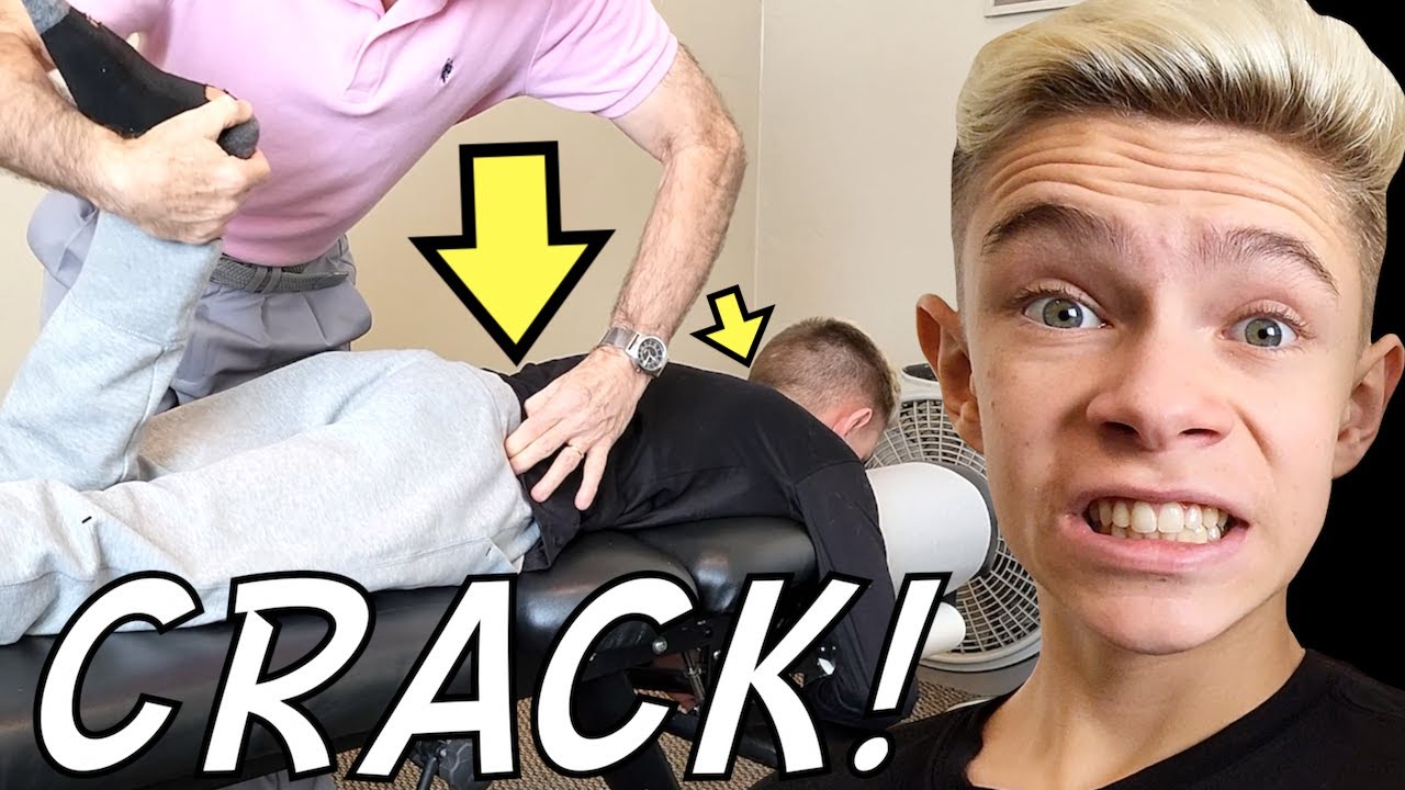 NECK and BACK CRACKED at CHIROPRACTOR! 😬
