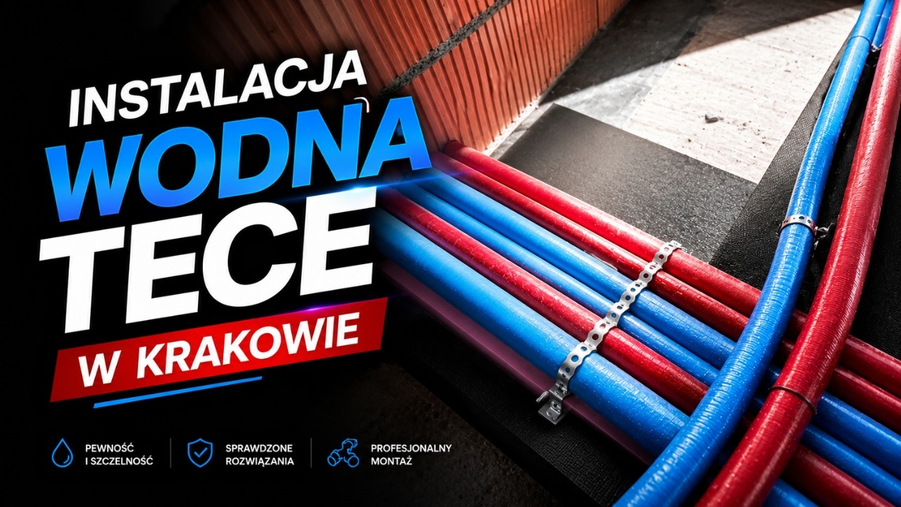 Montaż Instalacji Wodnej TECE w Krakowie | Hydraulika Krok po Kroku.