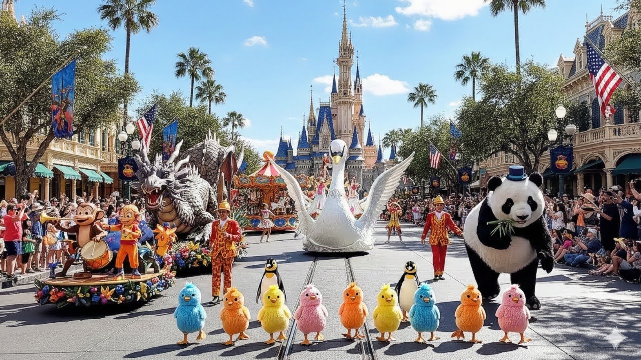 REAL Animals Parade 2026 &mdash; UNBELIEVABLE Live 4K Street Spectacle 🐘🦚