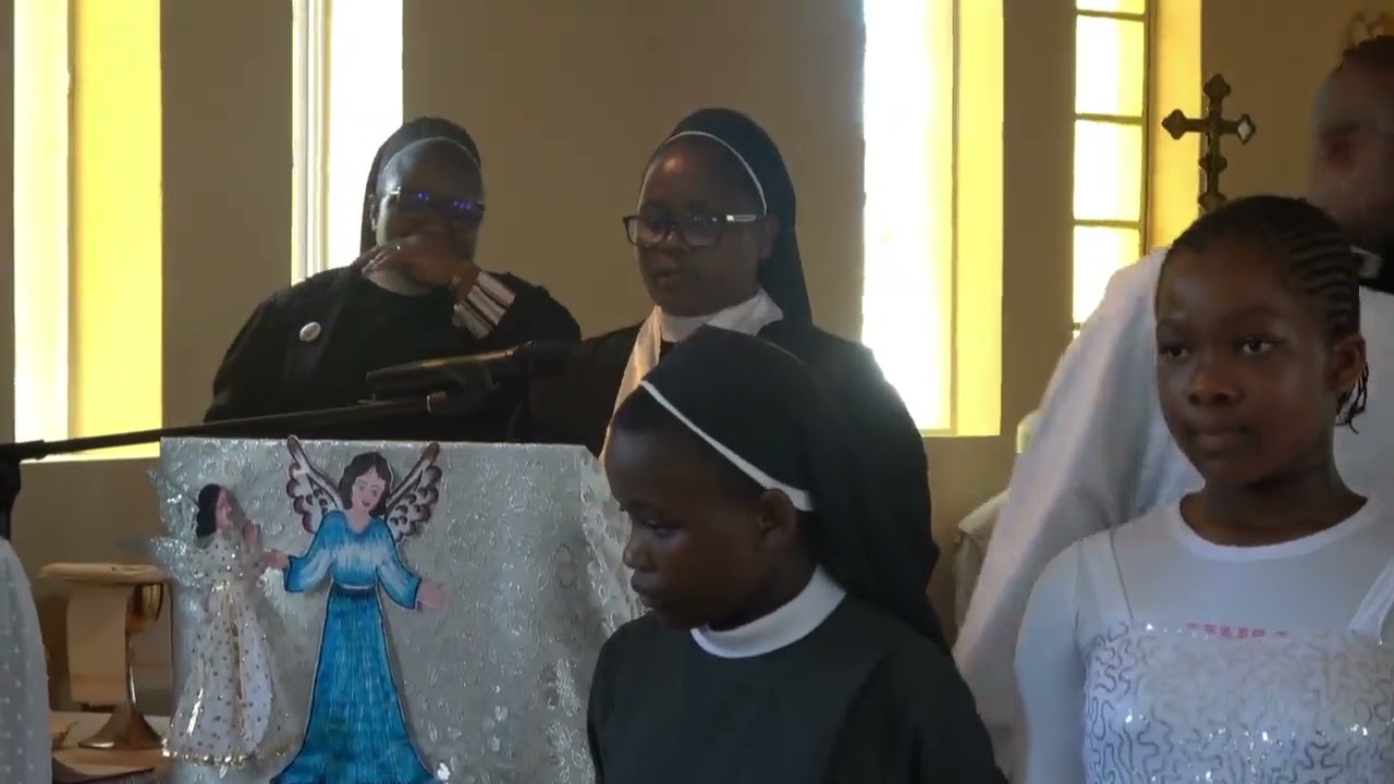 URSULINE SISTERS , 1ST PROFESSION OF Sr NGIBA AND  Sr MBANJWA AND 90th ANNIVERSARY OF MISSION IN S.A