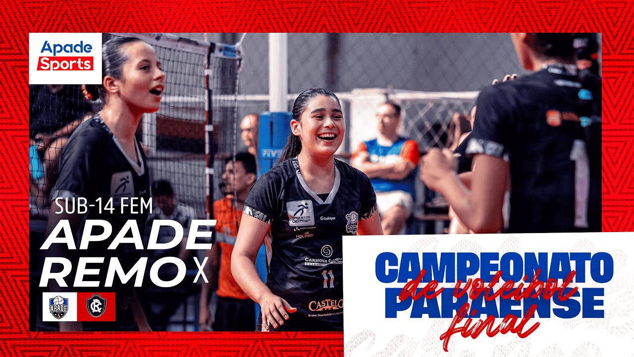 🎥 Apade X Ligaçu 35+ e Apade X Remo sub-14 - ao vivo 🏐🔥