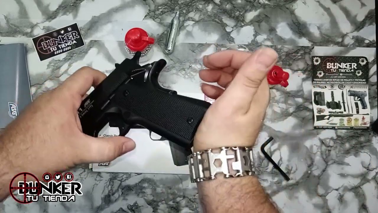 ASG 1911 US-C BALÍN 4.5, CO2, BLOWBACK