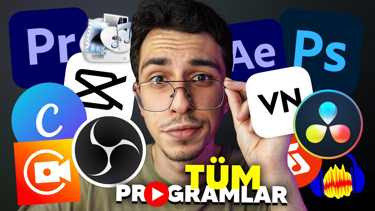 YOUTUBER İ&Ccedil;İN GEREKLİ T&Uuml;M PROGRAMLAR! - En İyi Youtuber Programları