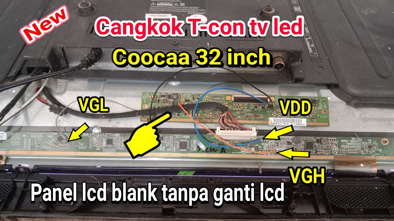 PERBAIKI TV LED COOCAA GAMBAR BLANK