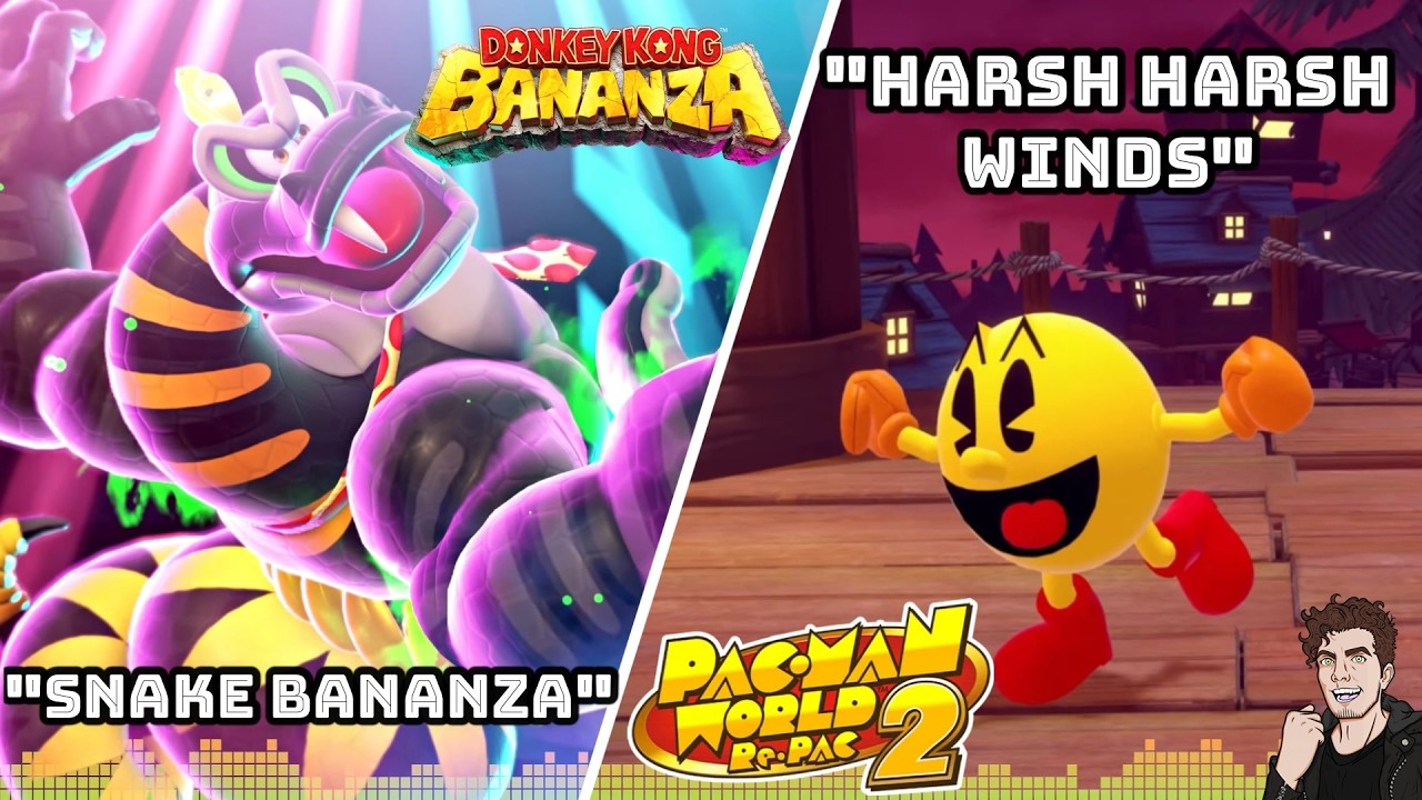 Snake Bananza Harsh Winds 🎶 Donkey Kong / Pac-Man World 2 Re-Pac [ MASHUP ]