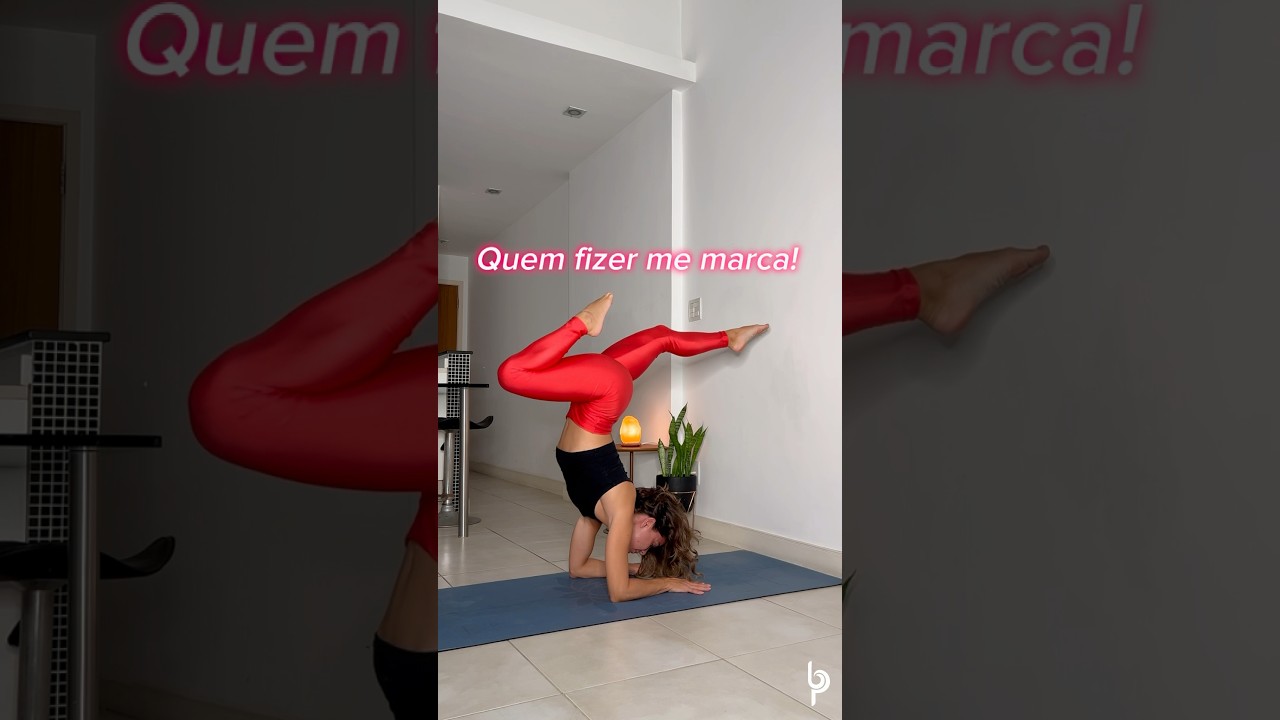 Desafio da Postura do Escorpi&atilde;o! #yoga #scorpionpose #tips #challenge #yogachallenge