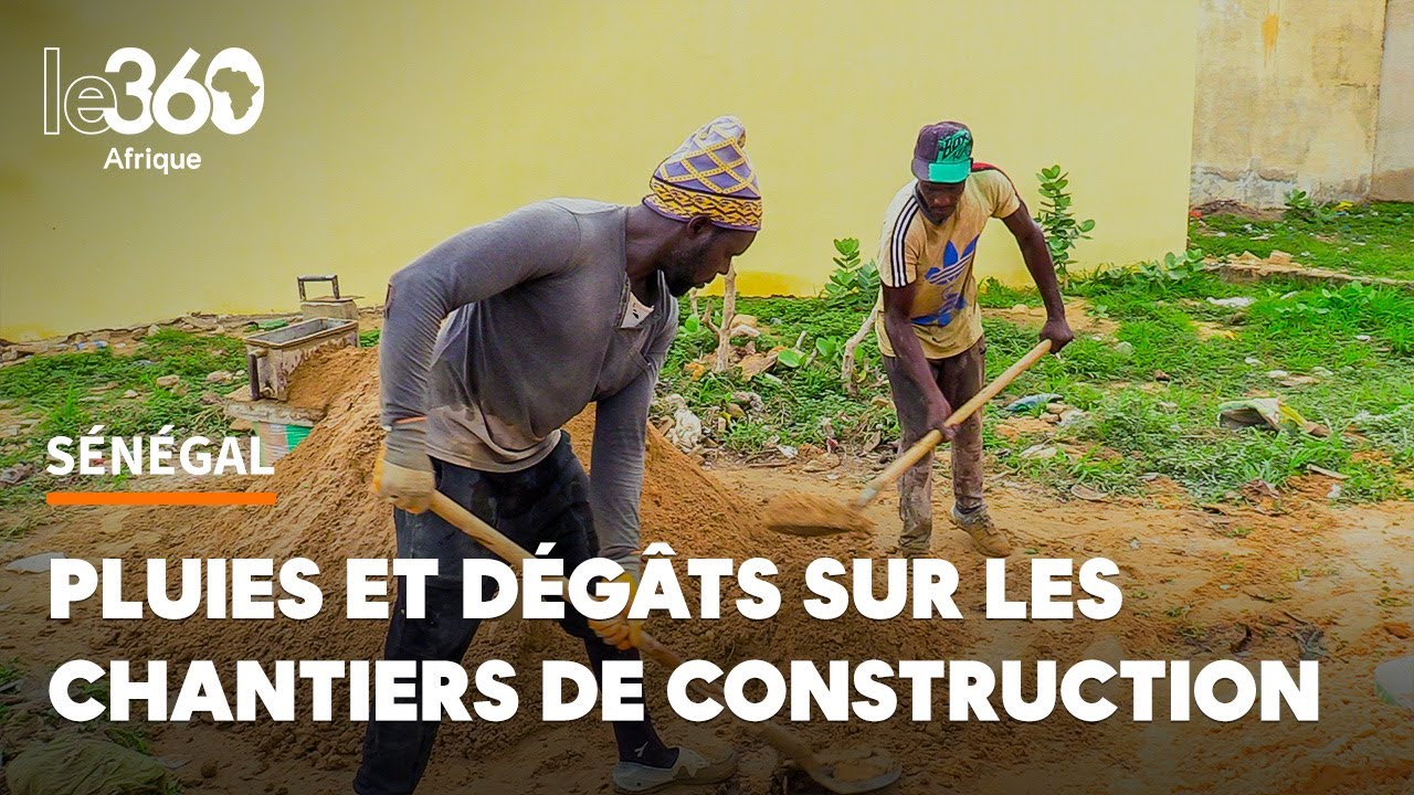 Sénégal. Matériaux endommagés, chantiers au ralenti: «Lorsqu’il pleut, on reprend tout à zéro»