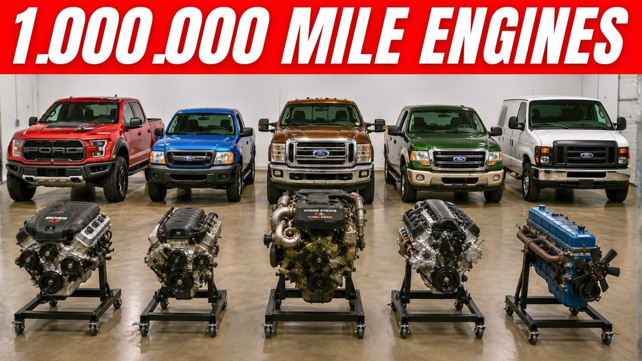 The Only 5 Ford Engines That Last 300,000 Miles