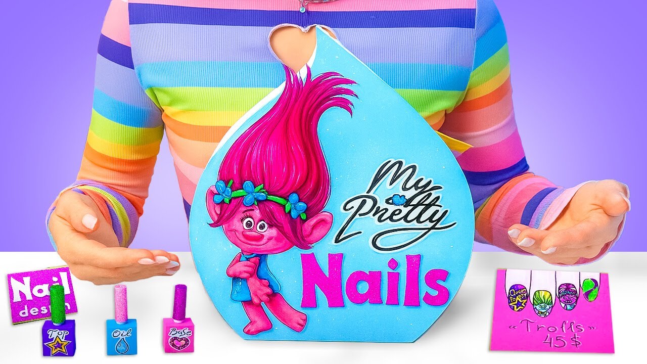 ✨ Salone di Nail Art e Fai da Te in Carta 💅 Divertenti Lavoretti Fai da Te e Fantastiche🎨