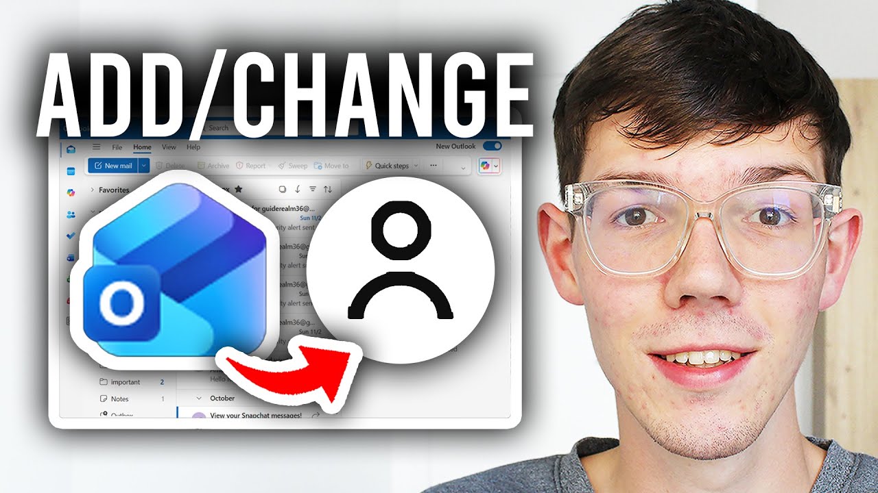 How To Add or Change Profile Picture In Outlook - Step By Step