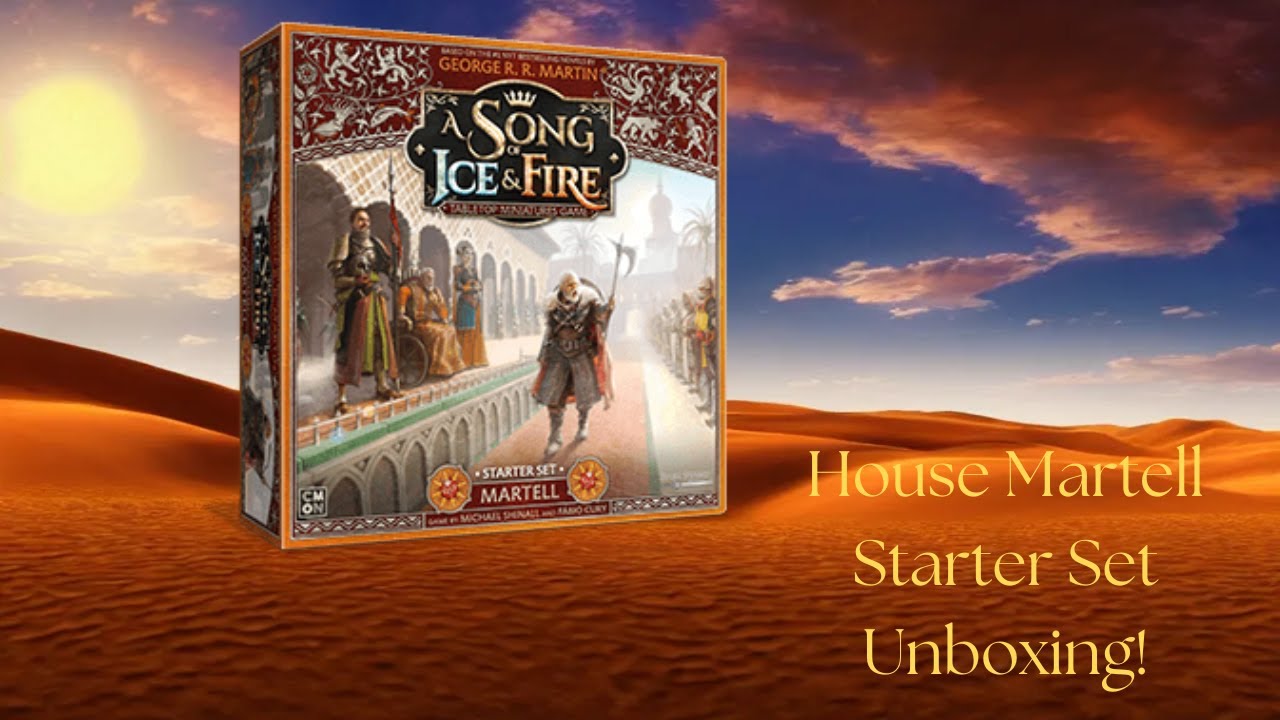 House Martell Starter Set Unboxing!