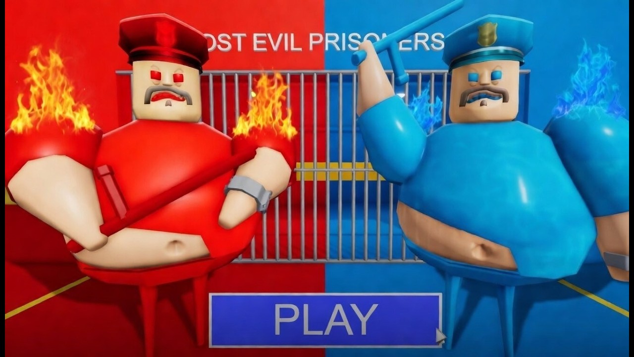I ESCAPED THE FIRE vs WATER PRISON! 😱🔥💧 (Roblox)