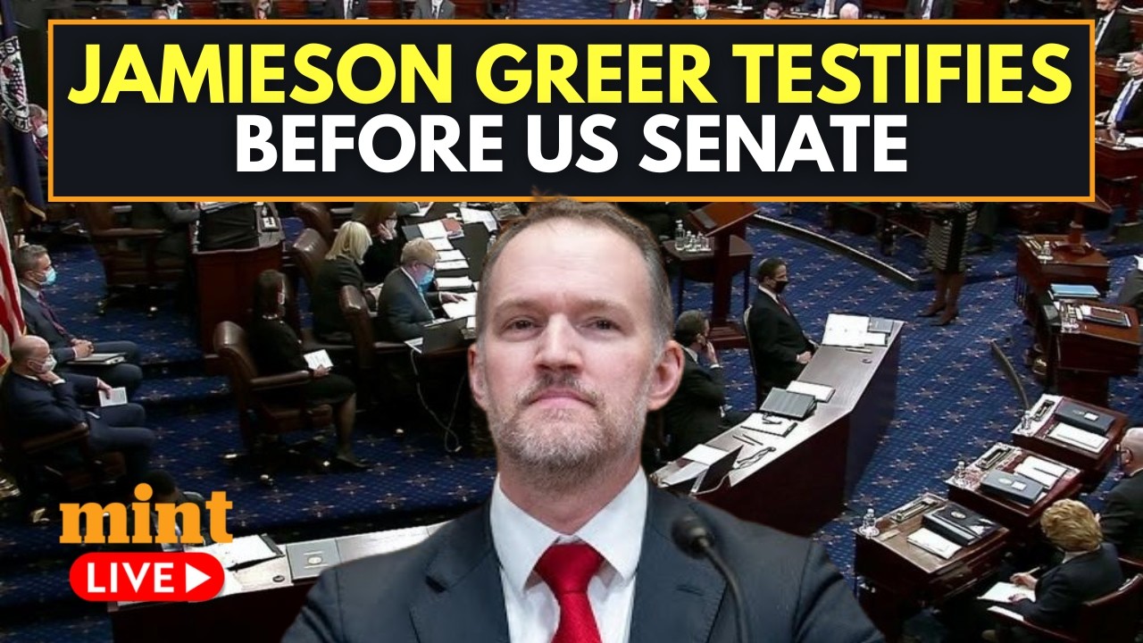 LIVE | U.S. Trade Representative Jamieson Greer Testifies on the President's Trade Policy Agenda