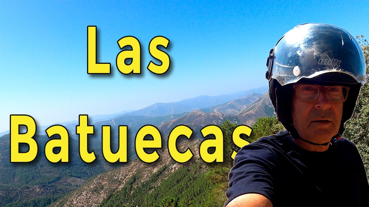 🛵Desde Mallorca en mi pequeña scooter, llego a Las Hurdes en el corazón de Extremadura.