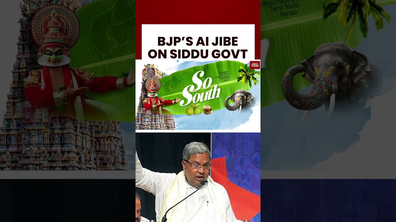 BJP's AI Video War On Congress: 'No-Chair November' Mocks DK Shivakumar #shorts