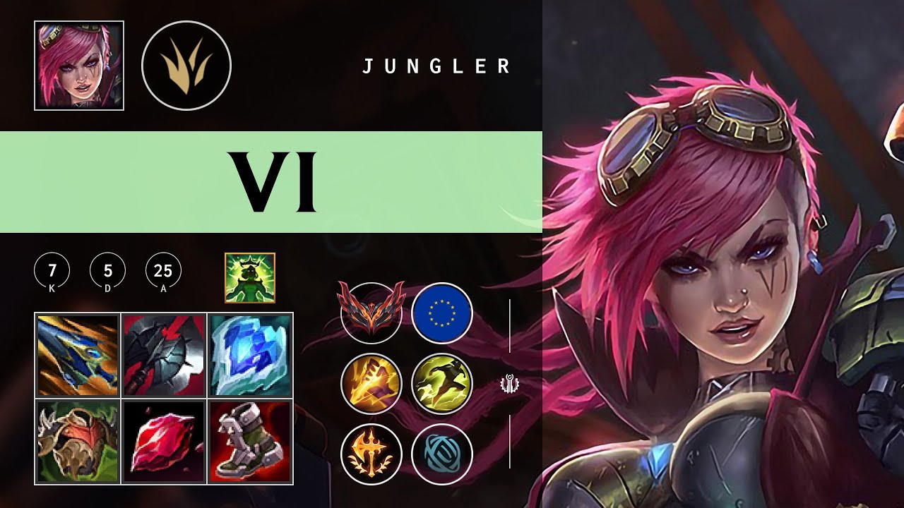 Vi Jungle vs Diana - EUW Grandmaster Patch 26.01